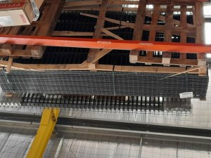 Panneau de cloture rigide gris FERRO BULLONI LARIO Medium 2,50 x 1,22 m