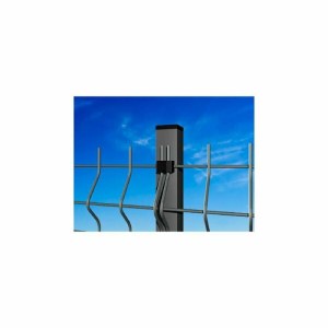 Clôture rigide Gris FERRO BULLONI LARIO Medium 122x250 avec poteaux