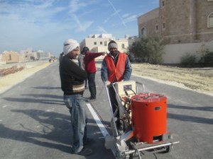 Machine thermoplastique de marquage au solà main-poussoir