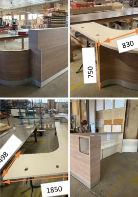 Banque d’accueil haut de gamme