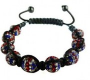 Grossiste, fournisseur et fabricant CB2/bracelet en cristaux multicolore, macramé et Em...