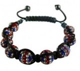 Grossiste, fournisseur et fabricant CB2/bracelet en cristaux multicolore, macramé et Em...