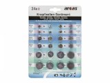 Pack de 24 piles bouton Arcas AG1 till CR2032