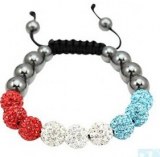 Grossiste, fournisseur et fabricant CB6/bracelet en crystaux tricolore