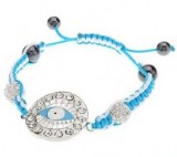 Grossiste, fournisseur et fabricant CB41/bracelet mauvaise oeil en macrame et en strass