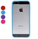 Grossiste,fournisseur chinois : Bord de couleur Transparent Case souple pour iPhone 5