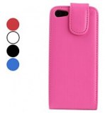 Simple étui en cuir PU pour iPhone Conception 5