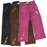 Grossiste Pantalon Velours Fille "Aeropilote" 8/14 ANS