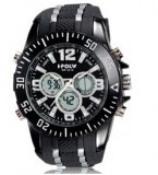 Grossiste montre chrono avec bracelet en silicone noir. etanche jusqu'a 30 metres (prix d'usine)