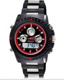 Hpolw 12581/montre chrono homme avec bracelet en silicone et cadran rouge ( grossiste chinois)