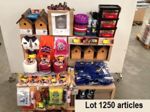 Palette destockage 1250 articles animalerie