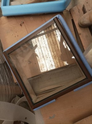 CHASSIS DE TOIT POUR SOUTUILE DOUBLE VITRAGE 45X45CM MONACO