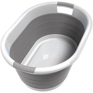BOL EN SILICONE POUR LAVERIE PANIER PLIANT LB-01
