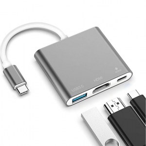 ADAPTATEUR POUR MacBook HUB USB-C HDMI 4K H8