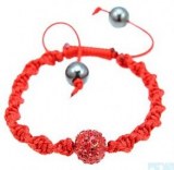 Grossiste, fournisseur et fabricant CB18/bracelet en macrame avec une boule de crystal...