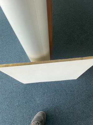 Dalle de faux plafond 60x60 laine de roche ROCKWOOL