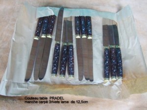 COUTEAUX TABLE PRADEL (FRANCE)