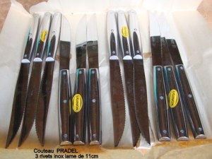 COUTEAUX DE TABLE PRADEL