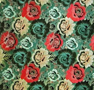 Tissu de brocart au broderie fine - Vente tissus en gros ou moyen quantité (G141)