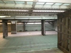 Plancher métallique industriel style Eiffel