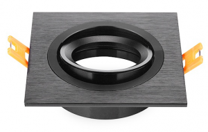 Spot encastrable Noir Mat