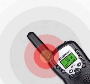 2x RADIOTÉLÉPHONE BAOFENG TALKIE WALKIE RADIO PMR BF-T3