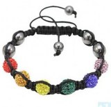 Grossiste, fournisseur et fabricant CB15/bracelet en cristaux multicolore, macramé et...