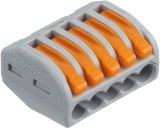 40 Bornes de connexions Wago 222-415 automatique 5 entrées fil souple rigide