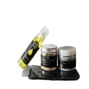 Pack Hammam argan + savon noir +ghassoul + Le gant de gommage Kessa