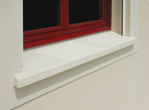 APPUI DE FENETRE TRADITION BLANC TABLEAU 70X34CM