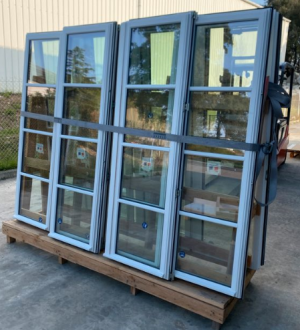 Blocs-fenetres bois double vitrage DE LA ROSA