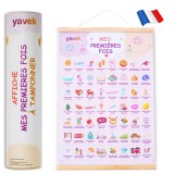 Cadeau Naissance - Affiche Mes Premières fois à Tamponner - Grand Format et Marque Fran...