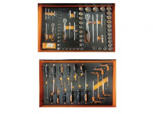 SERVANTE D'ATELIER 6/4 Tiroirs, Orange, KRAFTMULLER