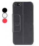 Litchi Etui en cuir PU pour iPhone 5