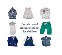 Vêtements de marque française pour enfants – commande minimum 500 pièces