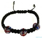 Grossiste, fournisseur et fabricant CB5/bracelet en cristaux multicolore, macramé et Em...