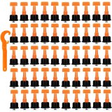 SYSTÈME DE NIVELLEMENT DES TUILES RÉUTILISABLE 50 TLS-009PIÈCES