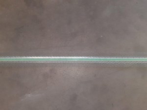 Profilés de dilatation métal déployé + Jonc galva blanc enduit 12mm 3m