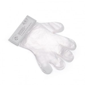 Gants jetables en feuille HDPE