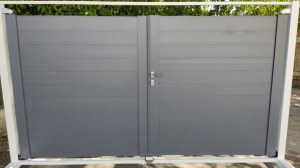 Lot portails et portillons en aluminium