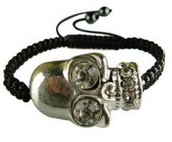 Grossiste, fournisseur et fabricant CB23/bracelet avec tete de mort, d'inspiration Biker