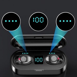 CASQUE SANS FIL BLUETOOTH AVEC POWERBANK F9