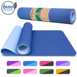 Tapis de Yoga Antidérapant Haute Densité et TPE 6 mm Tapis