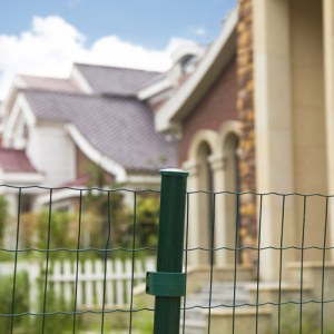 Clôture en Grillage vert et noir