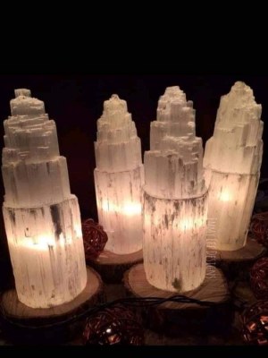 Décors de sélénite(vente en gros )