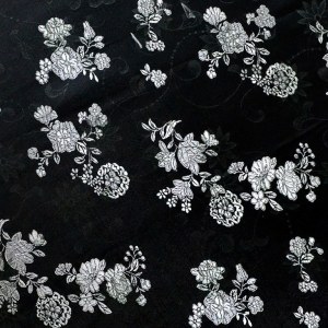 Tissu de brocart au broderie fine - Vente tissus en gros ou moyen quantité (G225)