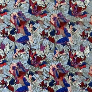 Tissu de brocart au broderie fine - Vente tissus en gros ou moyen quantité (G145)