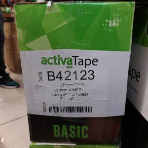 Carton 36 rouleaux de scotch adhésif 55mm x 66m