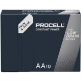 AA PROCELL : Pack de 10 Piles Alcalines Duracell (1.5V)