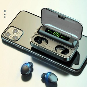 CASQUE SANS FIL Sports BT5.1 IMPERMÉABLE NOIR S10